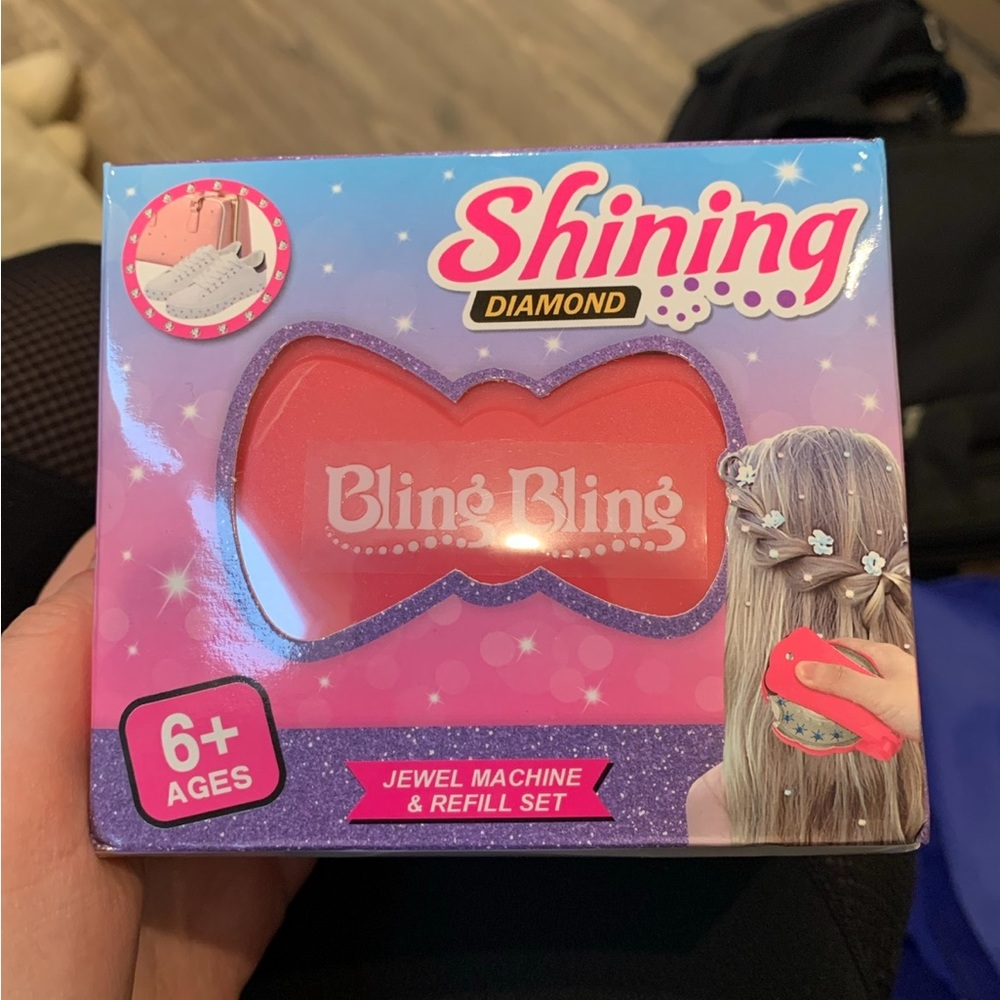 Bling bling hair diamond stamp